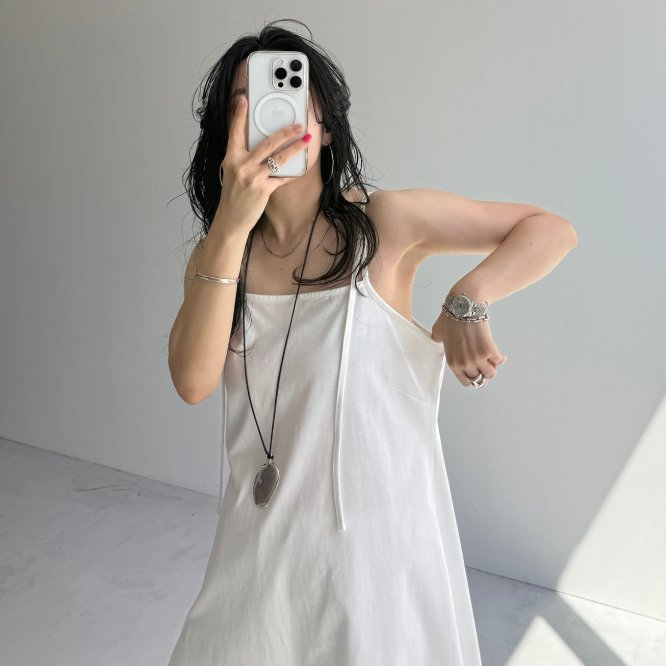 CHIRARISM camisole / ivory