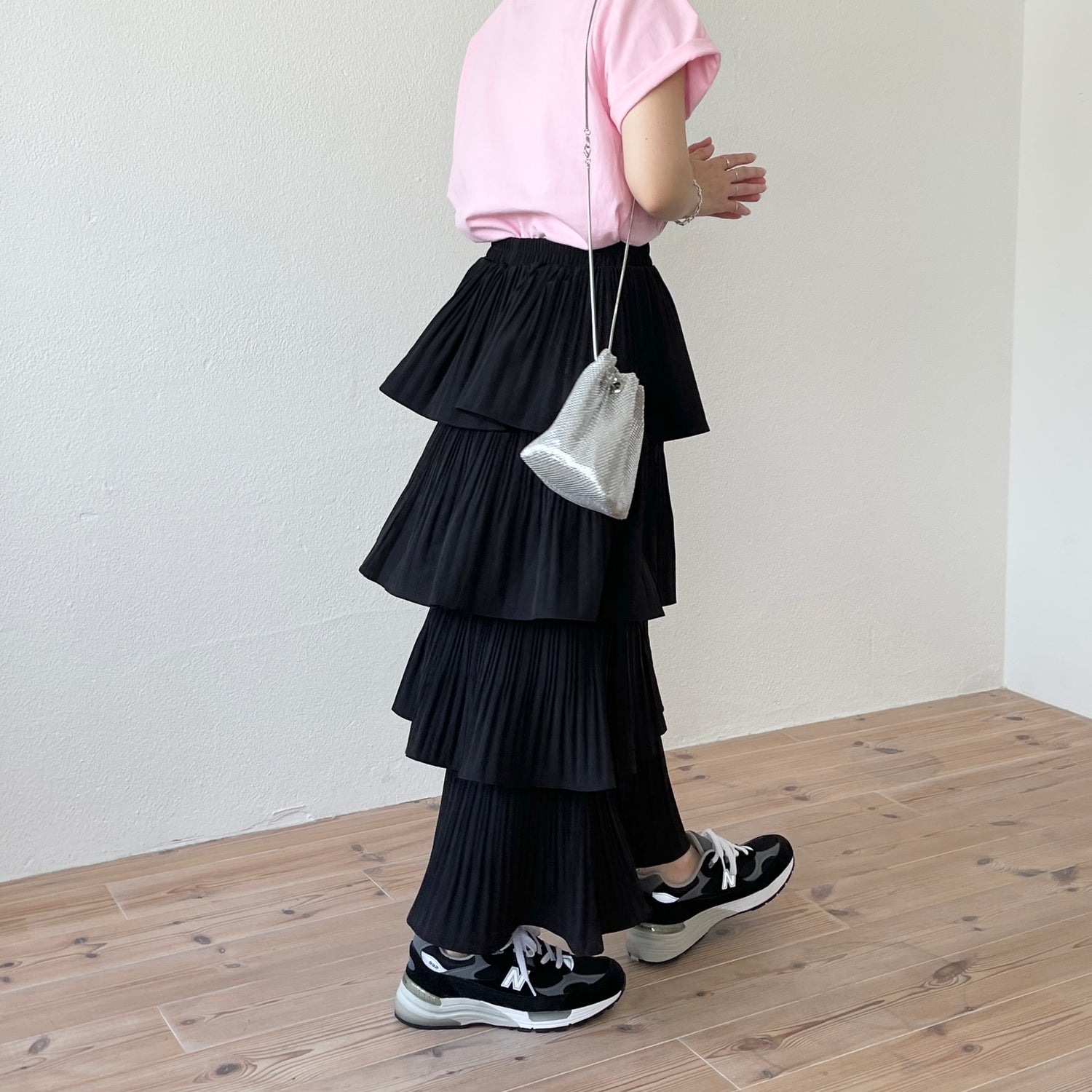 flamenco skirt / ivory