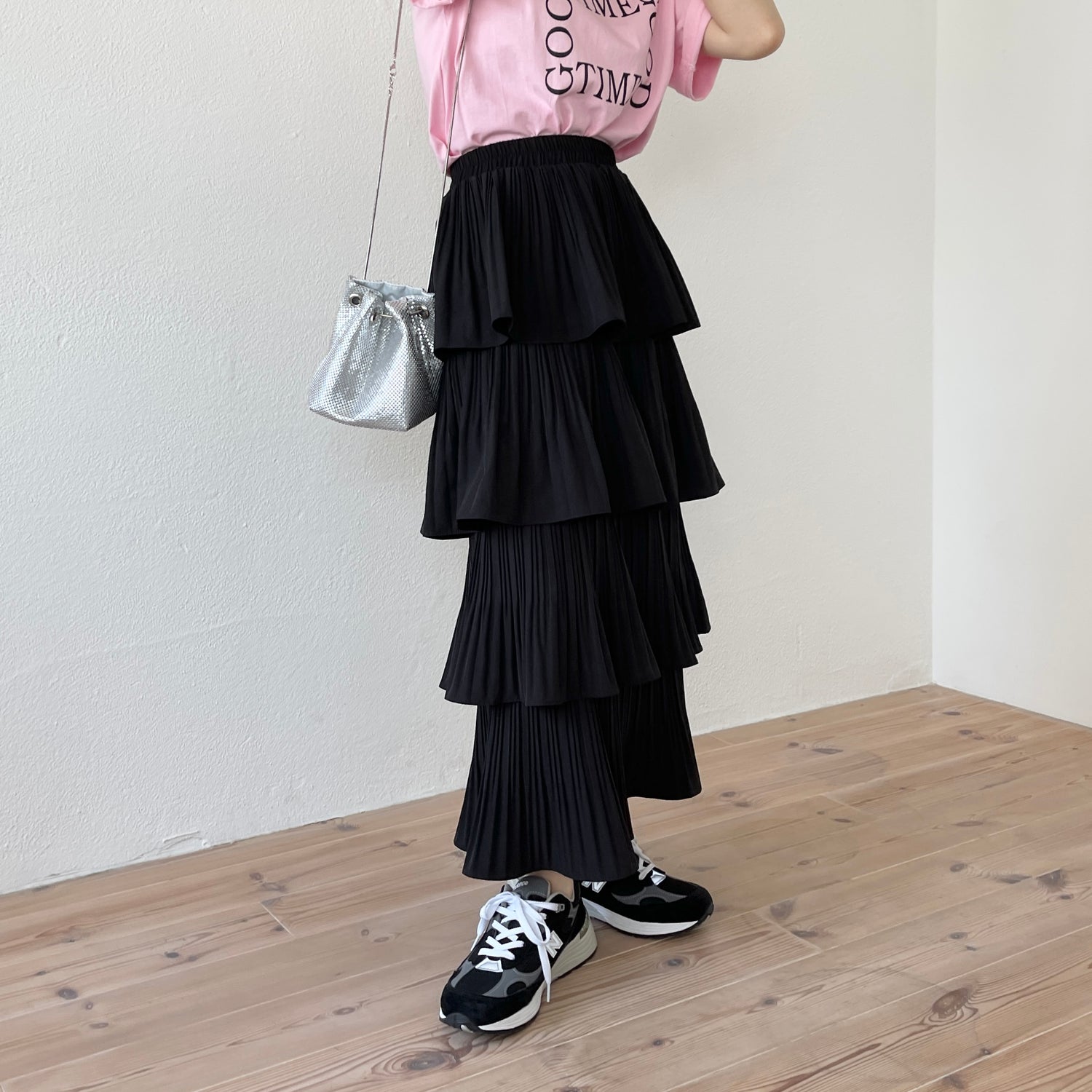flamenco skirt / ivory
