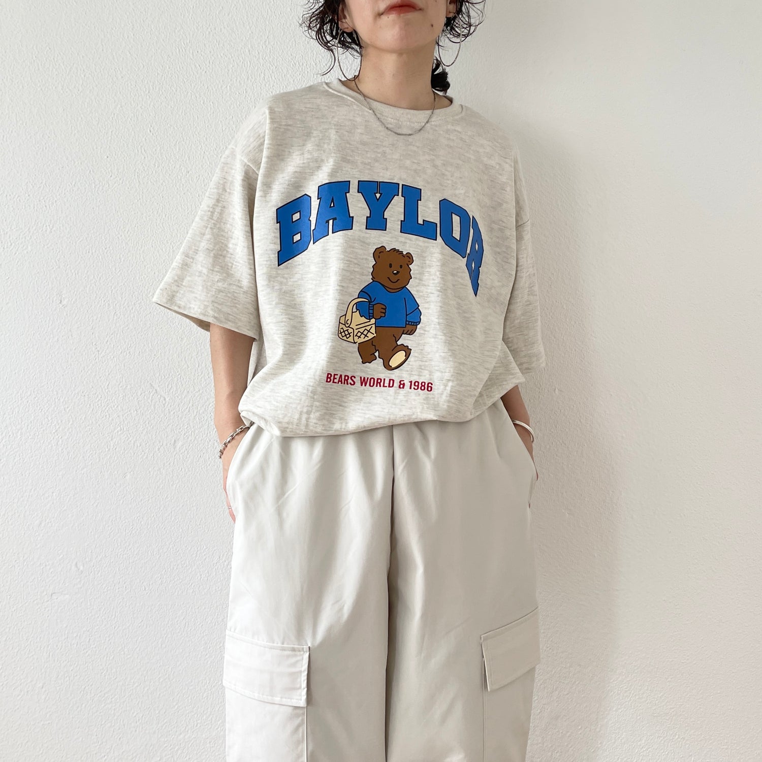 shopping bear tee / summer version