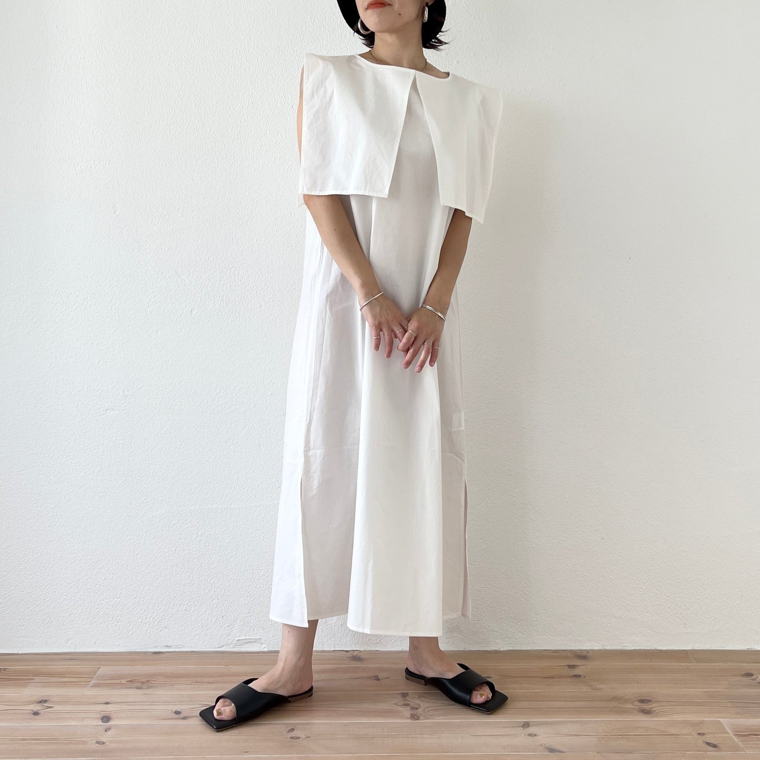 【SAMPLE】cape juicy one piece / white