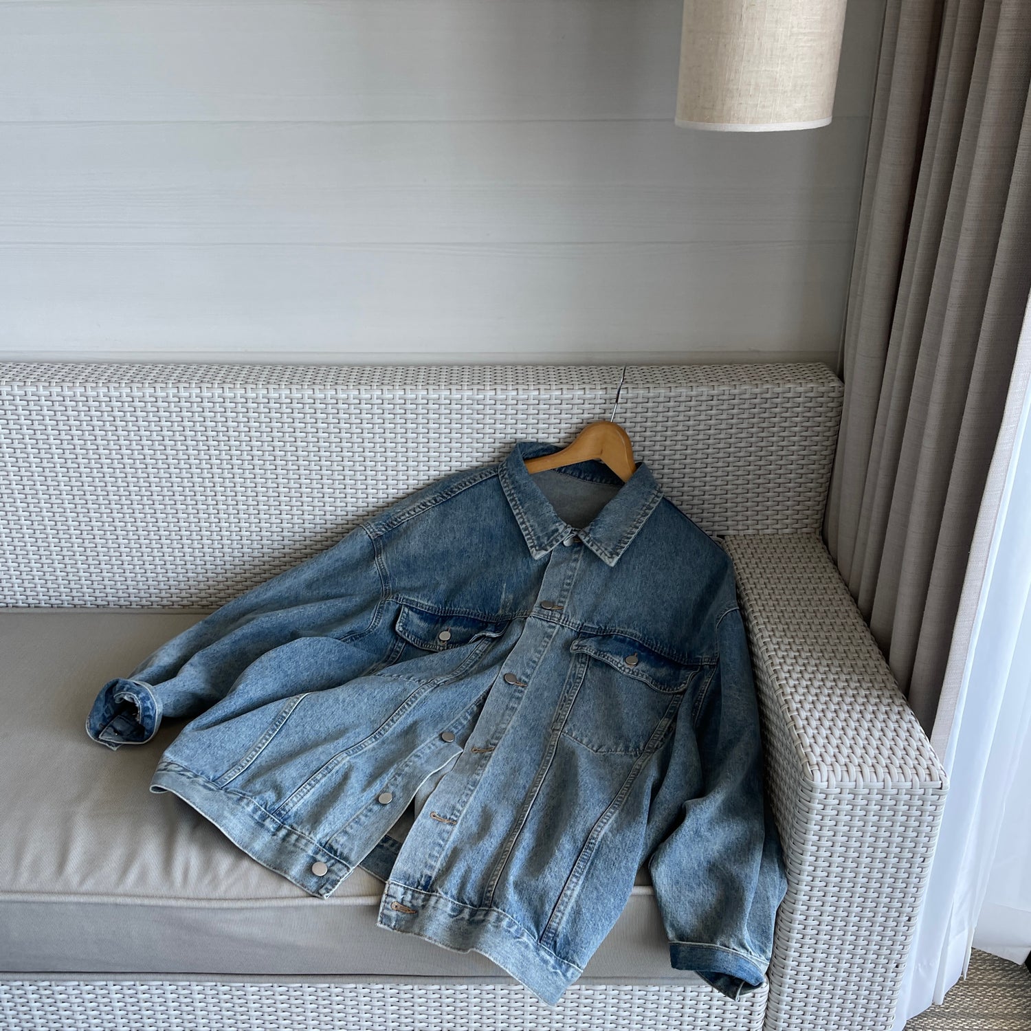 perfect silhouette buddy denim jacket / blue