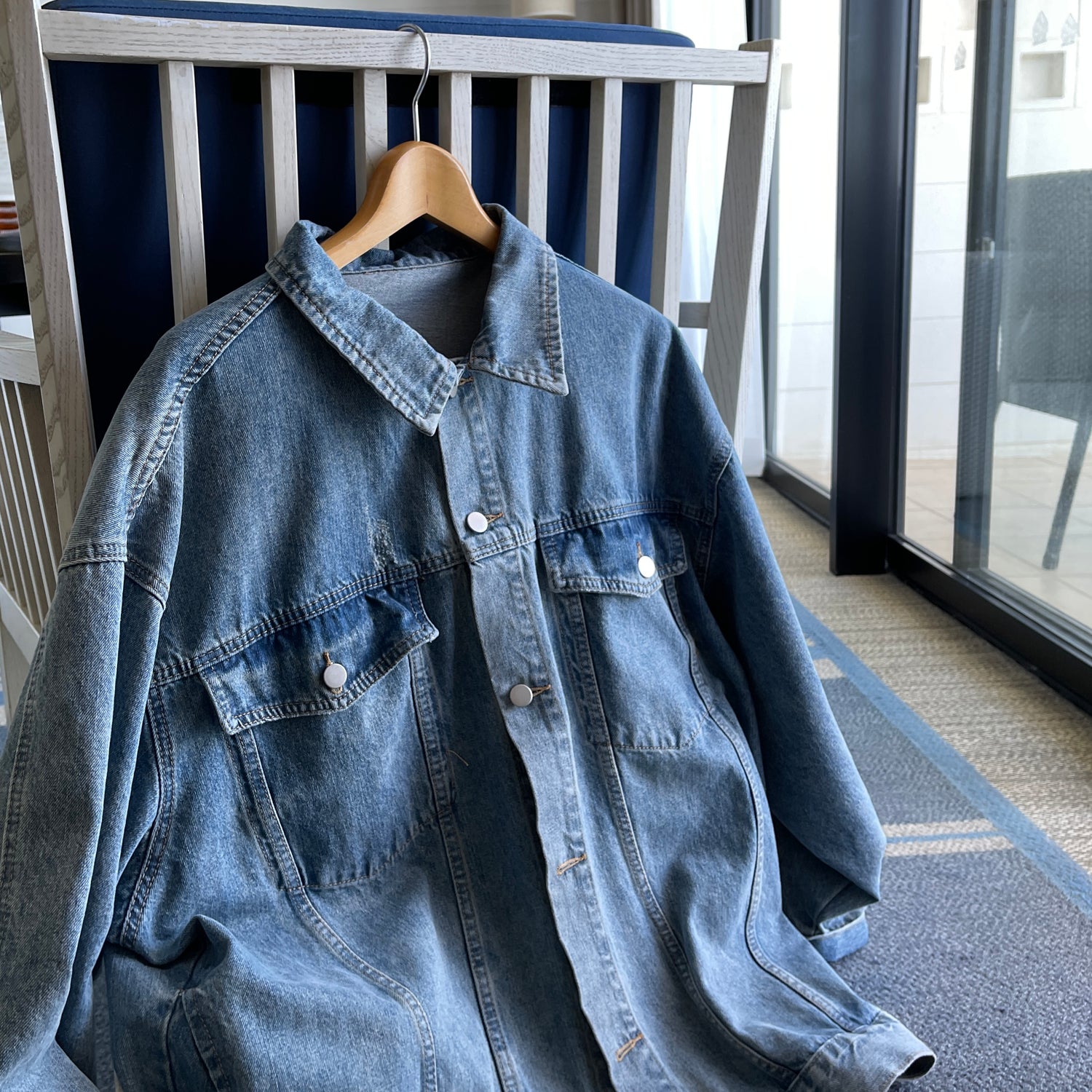 perfect silhouette buddy denim jacket / blue