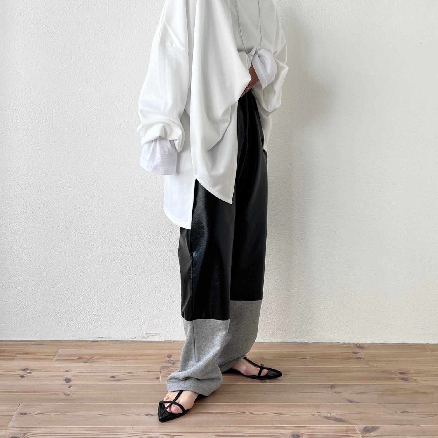 【SAMPLE】super loose light sweat / ivory