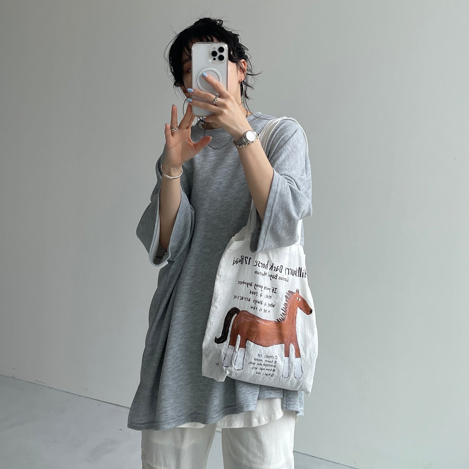 HANSODE sweatee / gray