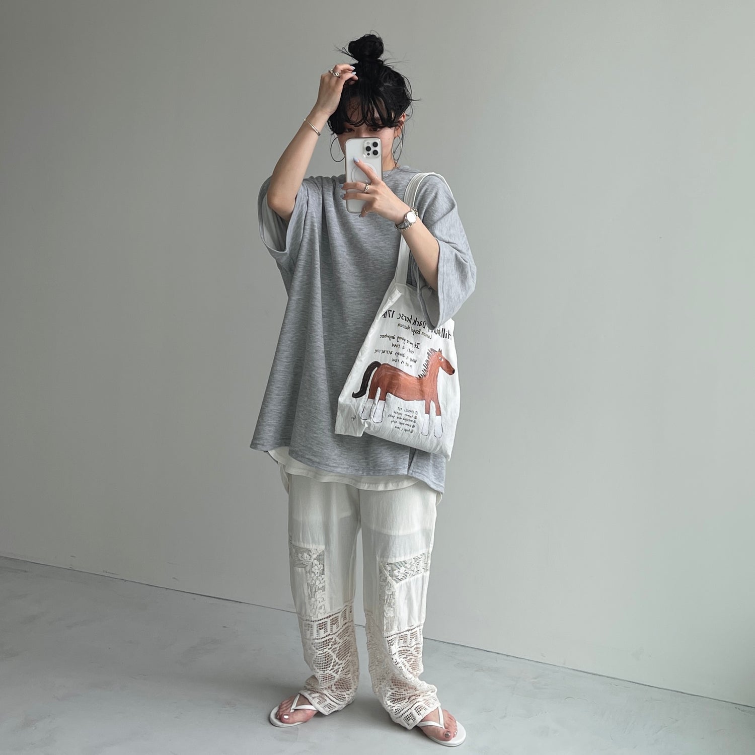 HANSODE sweatee / gray