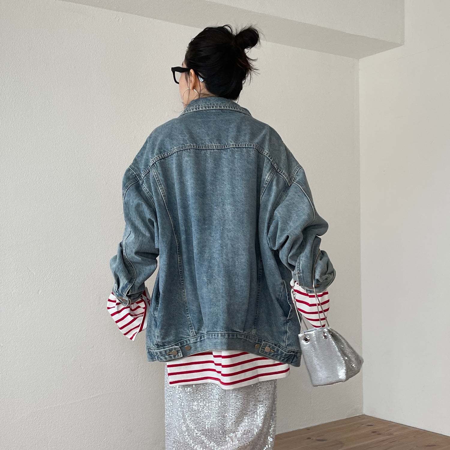perfect silhouette buddy denim jacket / blue