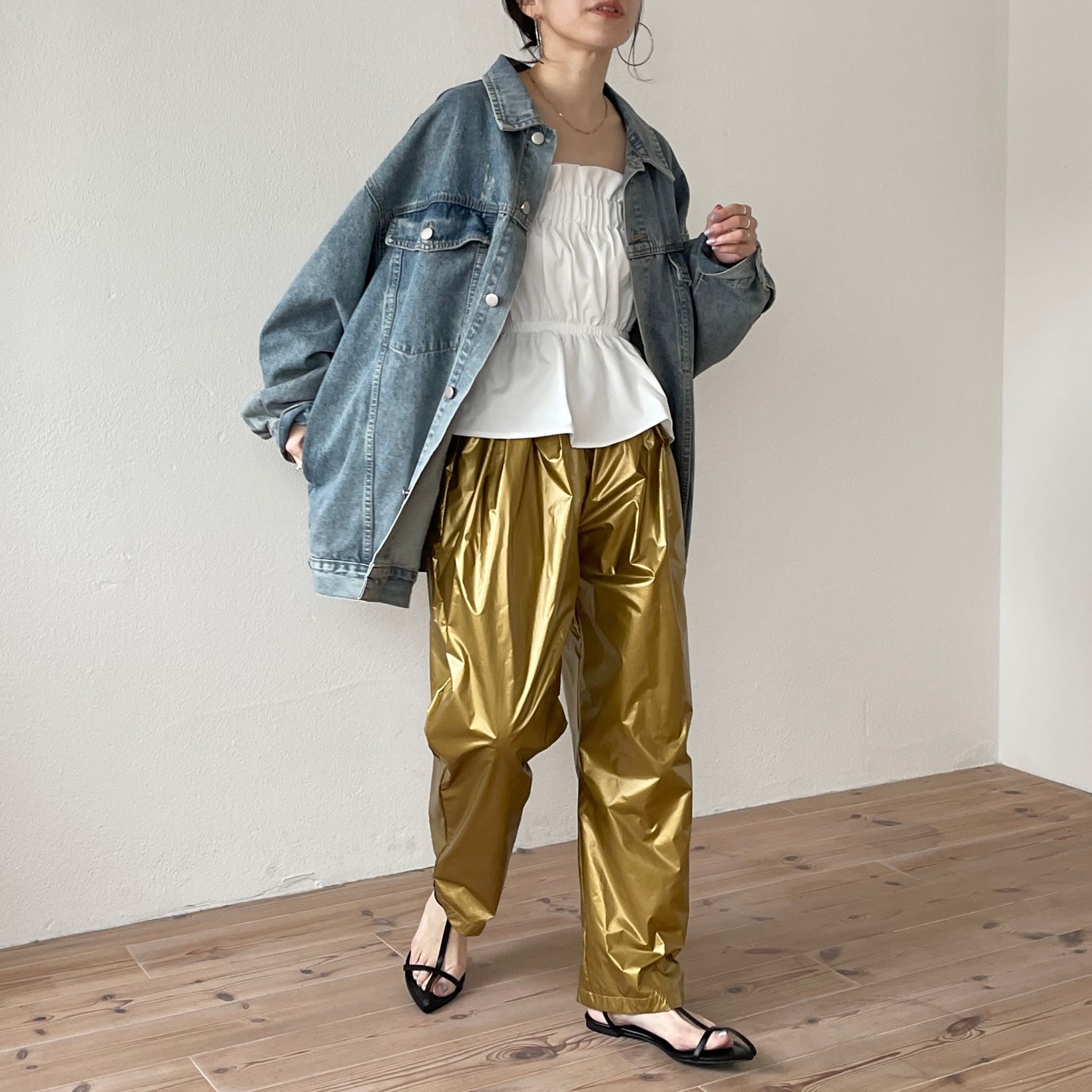 perfect silhouette buddy denim jacket / blue