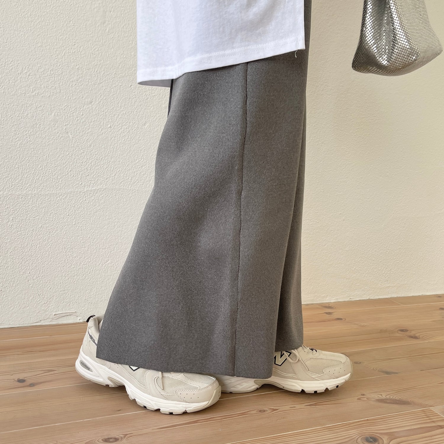 daily daily 2way knit skirt / gray