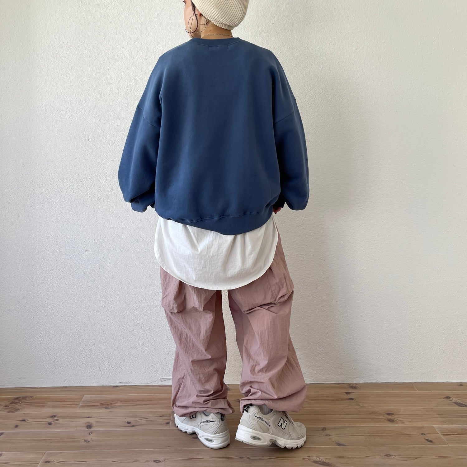 shopping bear sweat / navy