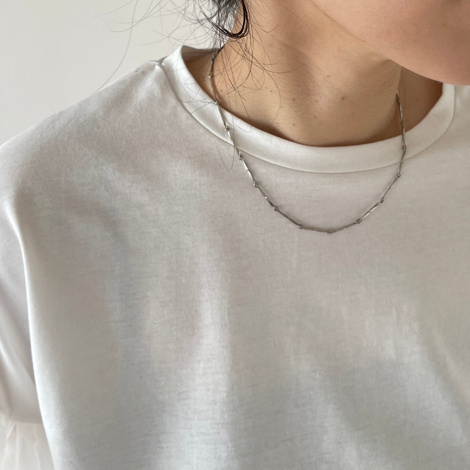 cheer frill tee / ivory