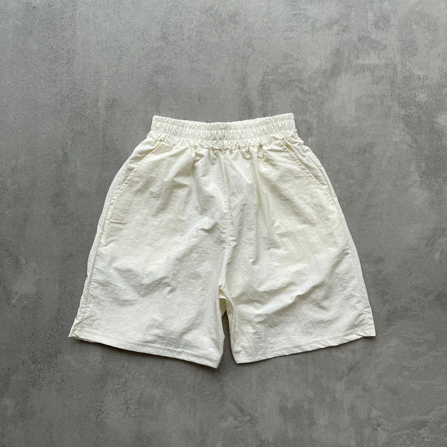 (2点SET) half zip nylon set up / ivory