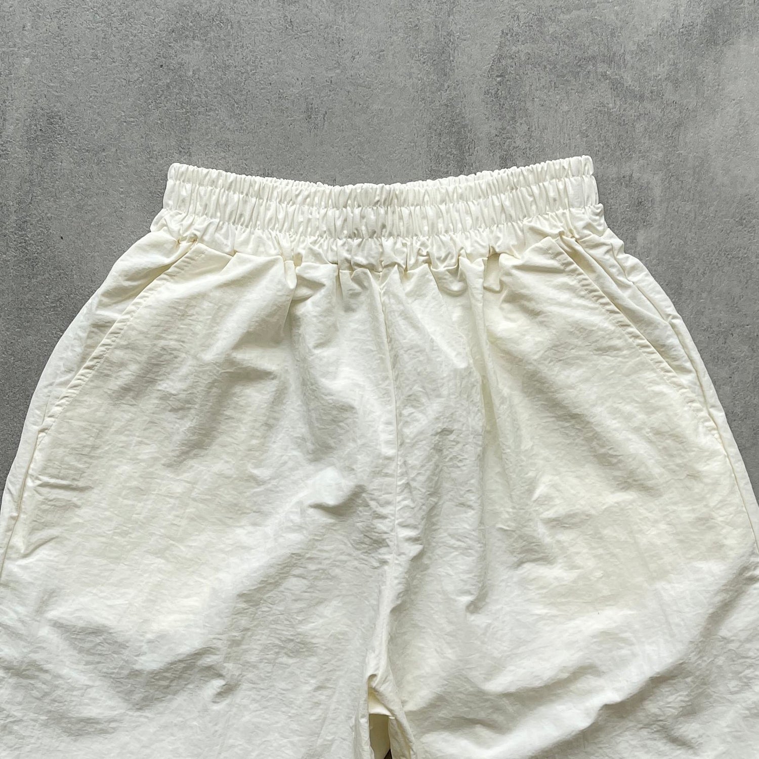 (2点SET) half zip nylon set up / ivory