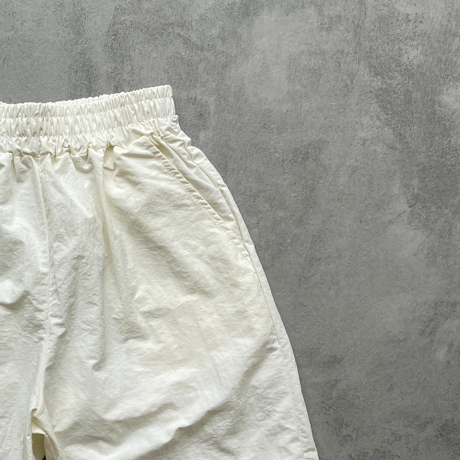 (2点SET) half zip nylon set up / ivory