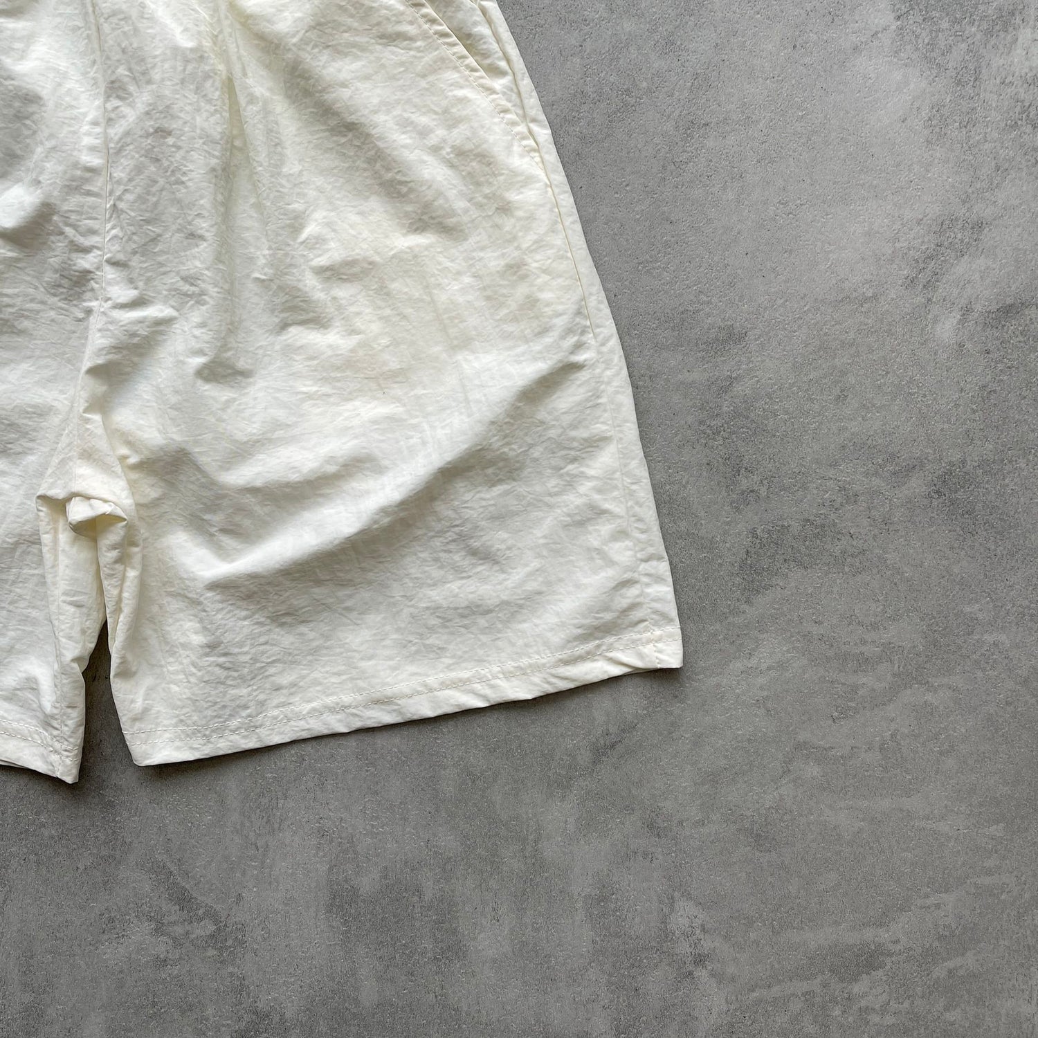 (2点SET) half zip nylon set up / ivory