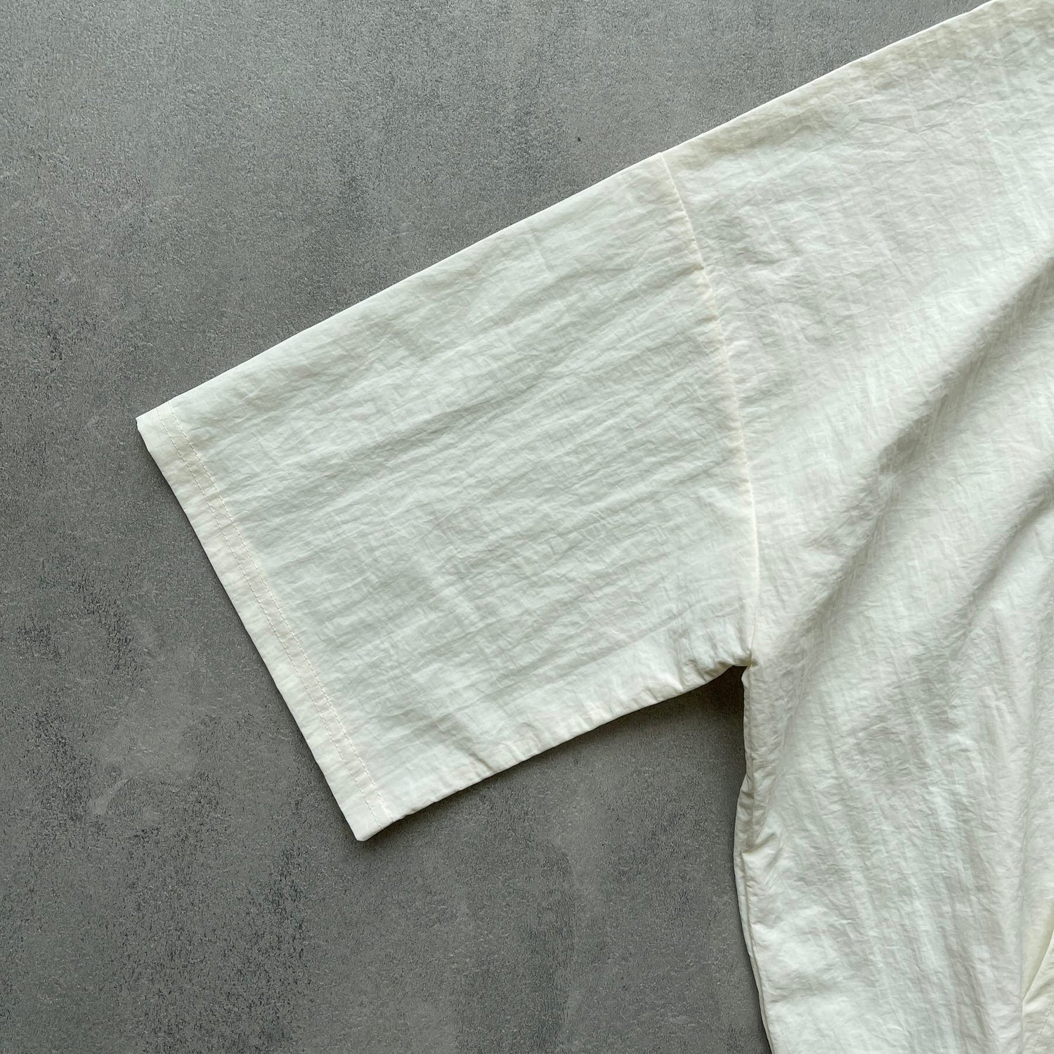(2点SET) half zip nylon set up / ivory