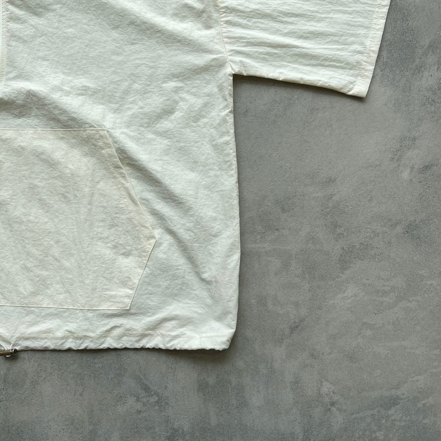 (2点SET) half zip nylon set up / ivory