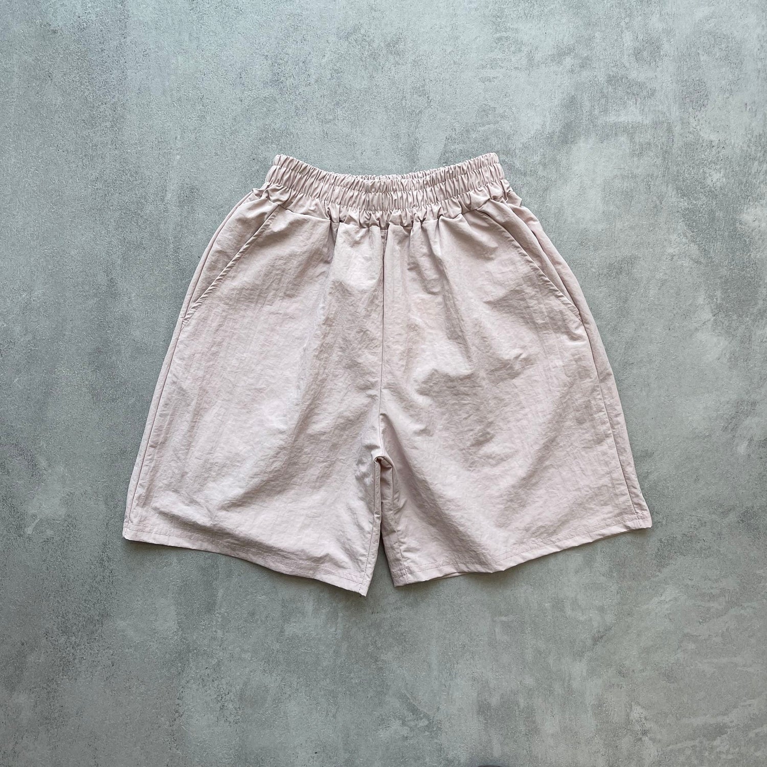 (2点SET) half zip nylon set up / pink