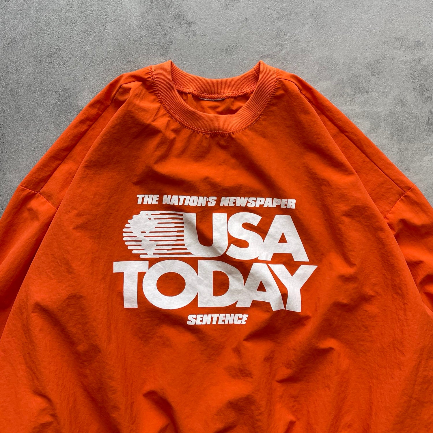 USA TODAY nylon tee / orange