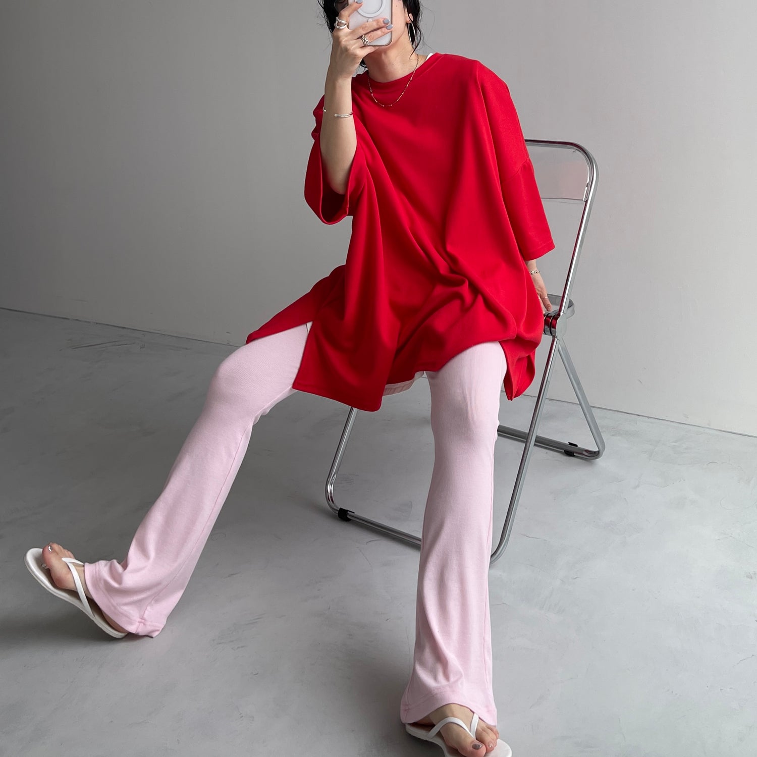 HANSODE sweatee / red
