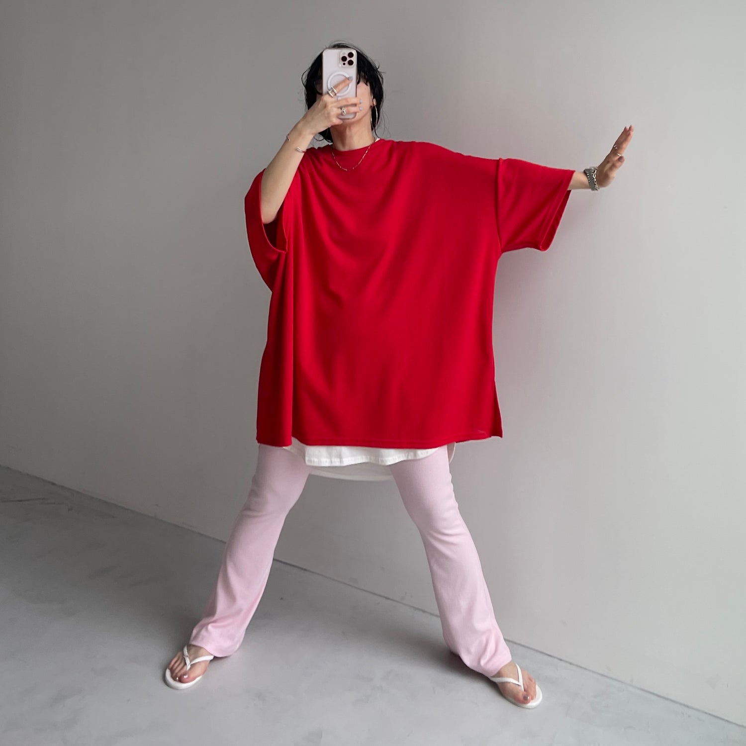 HANSODE sweatee / red