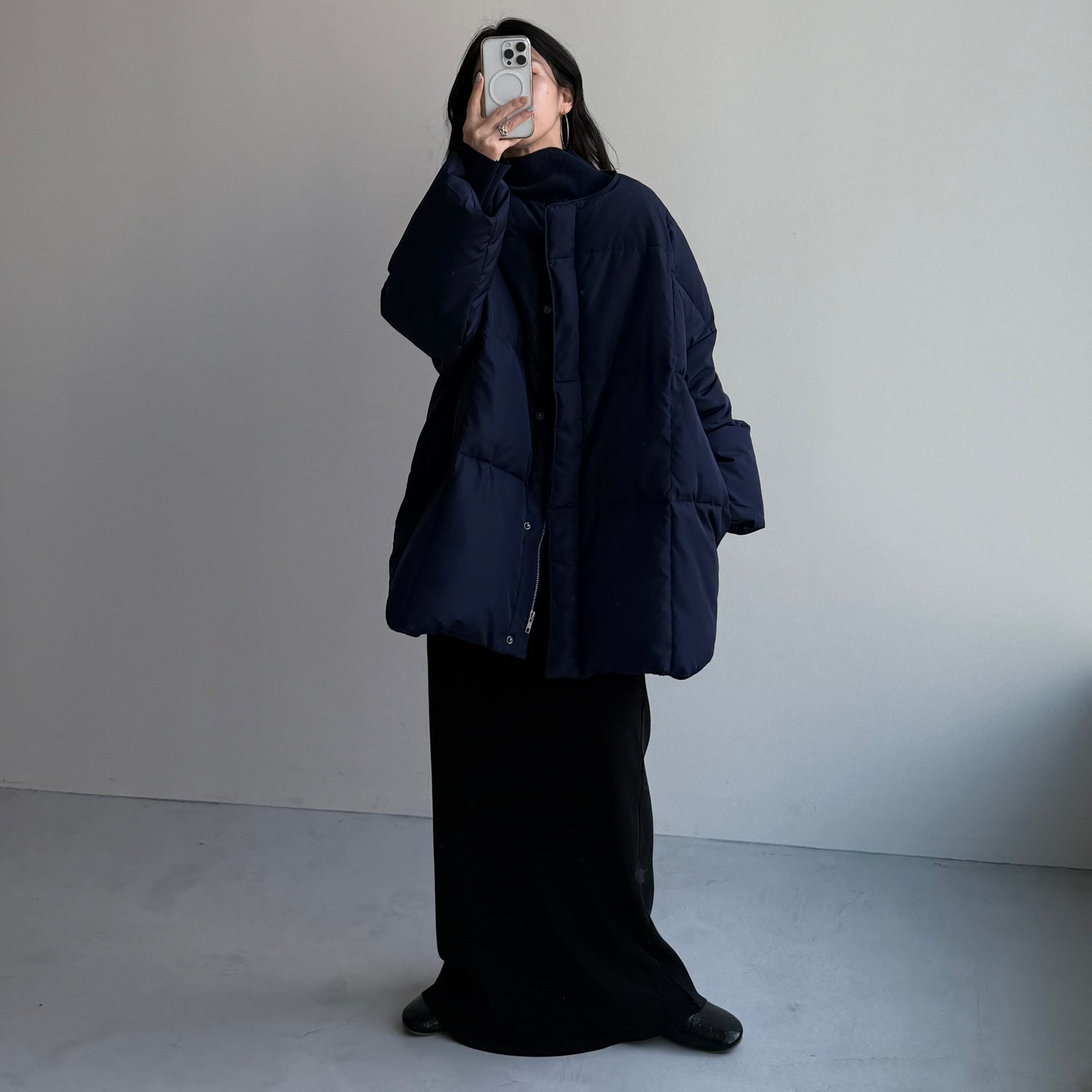 perfect silhouette down / navy