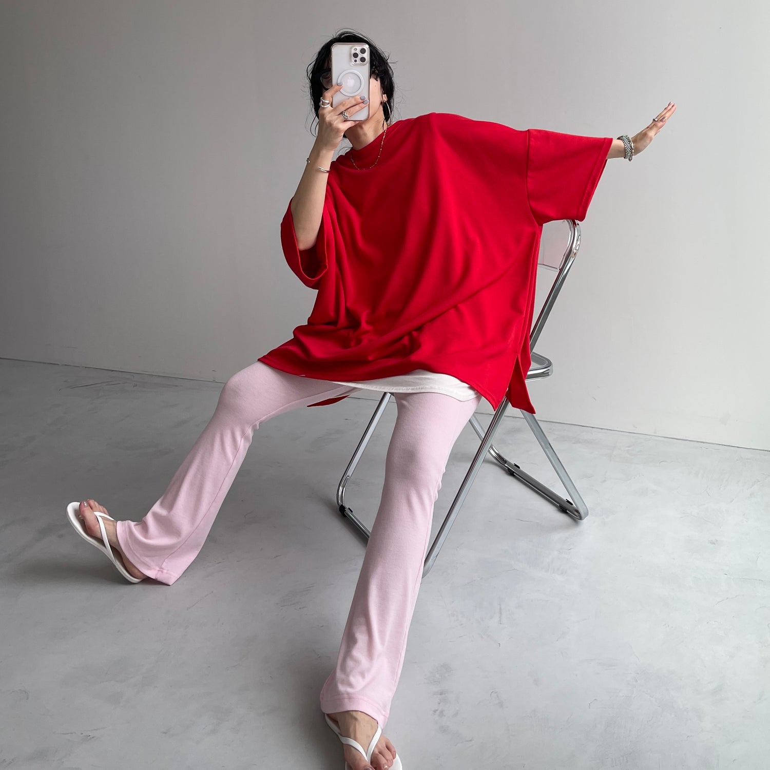 HANSODE sweatee / red