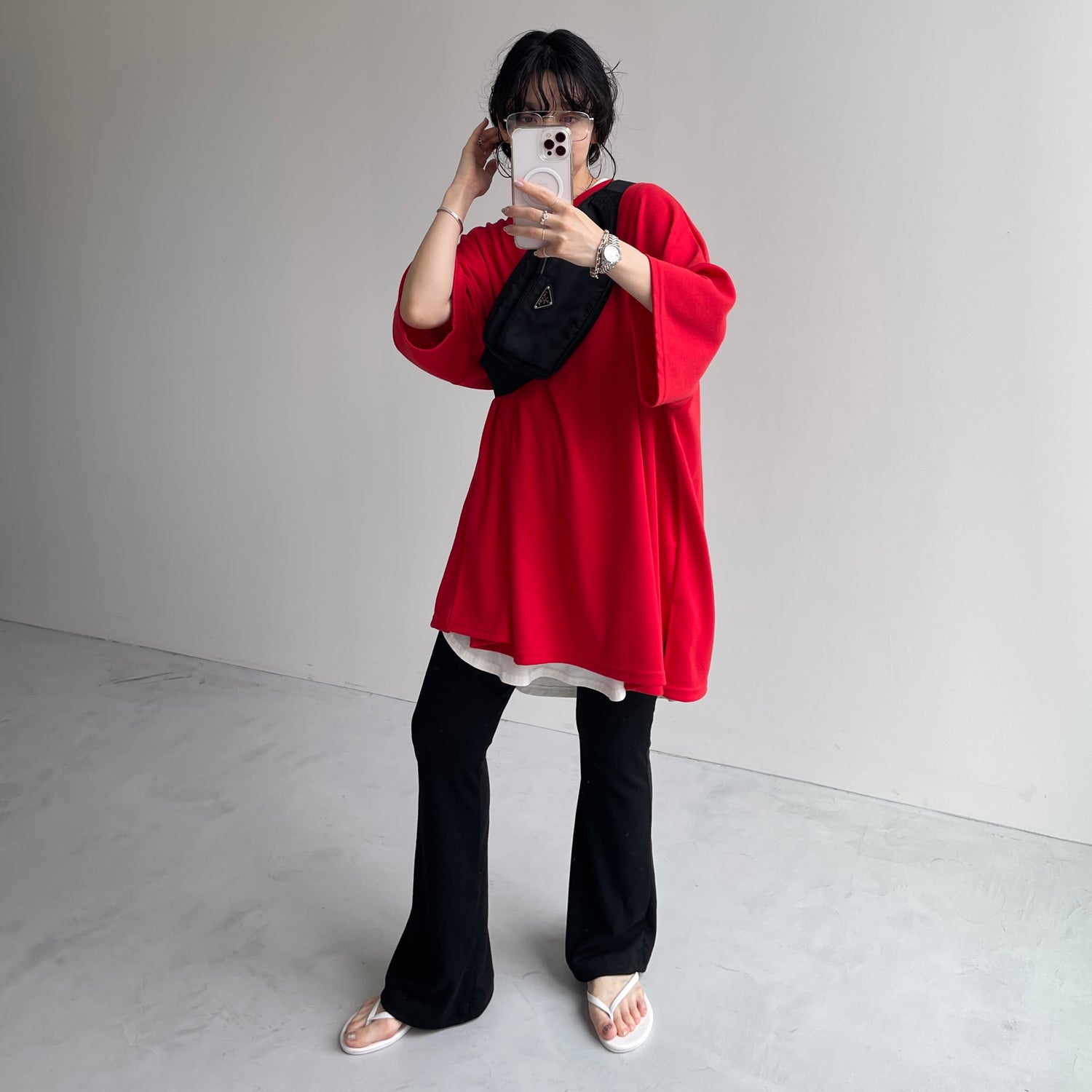 HANSODE sweatee / red