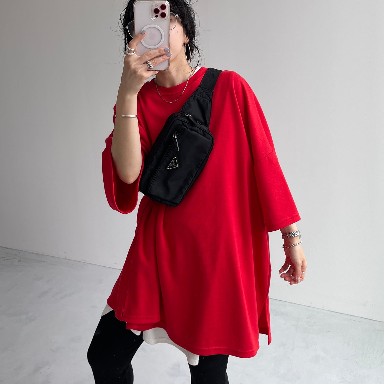 HANSODE sweatee / red