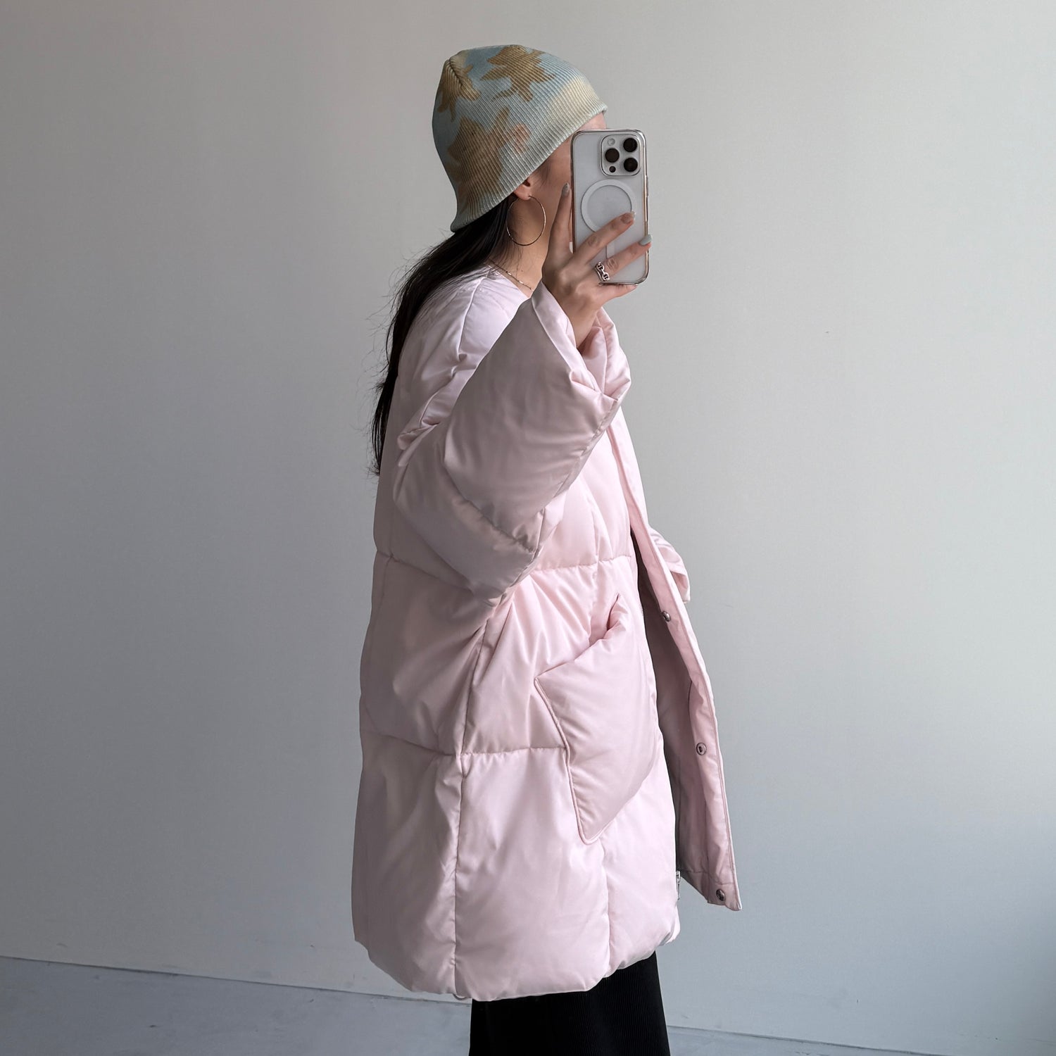 perfect silhouette down / baby pink
