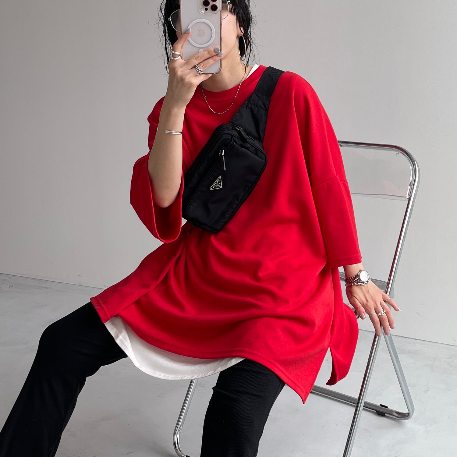 HANSODE sweatee / red