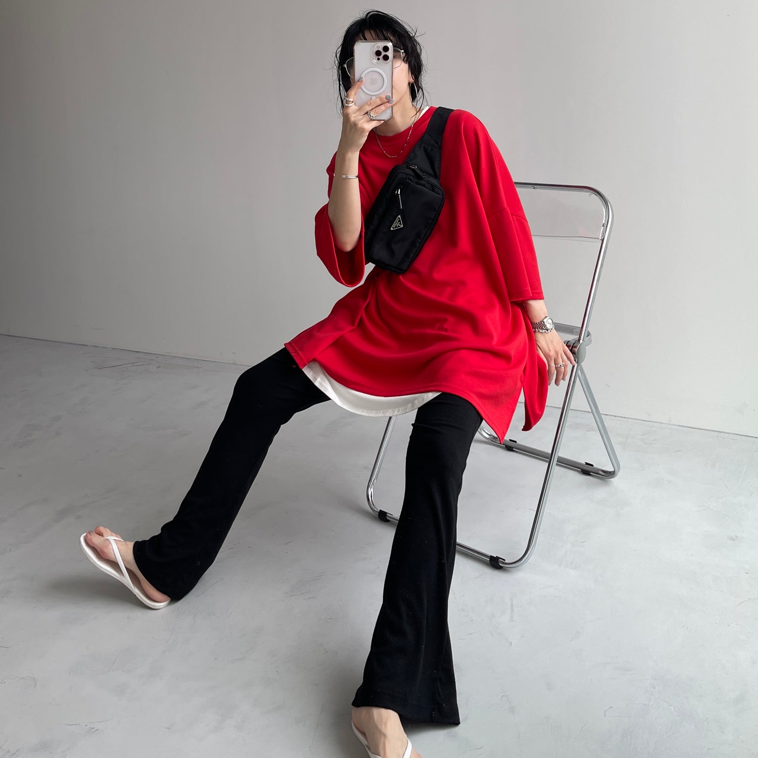 HANSODE sweatee / red