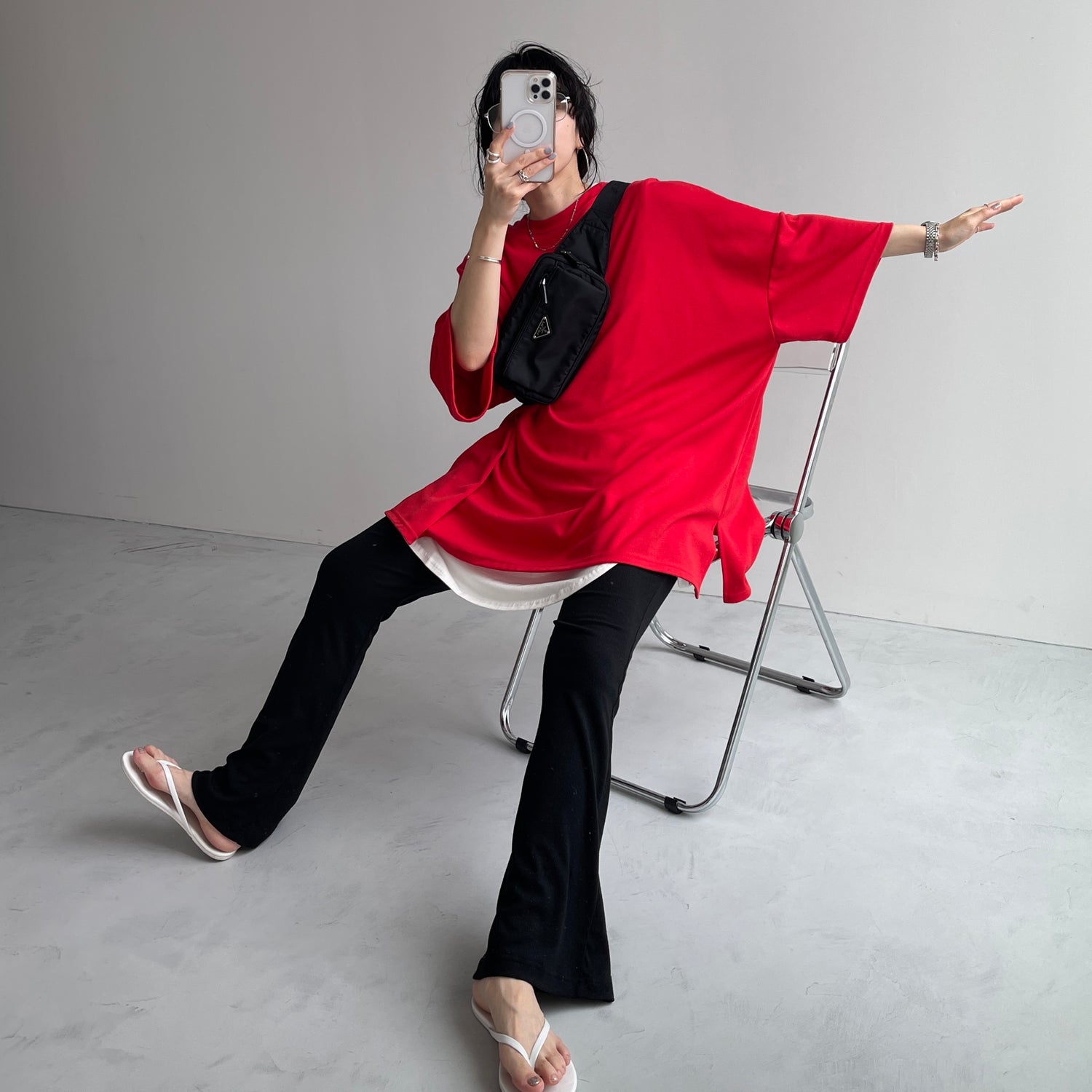 HANSODE sweatee / red