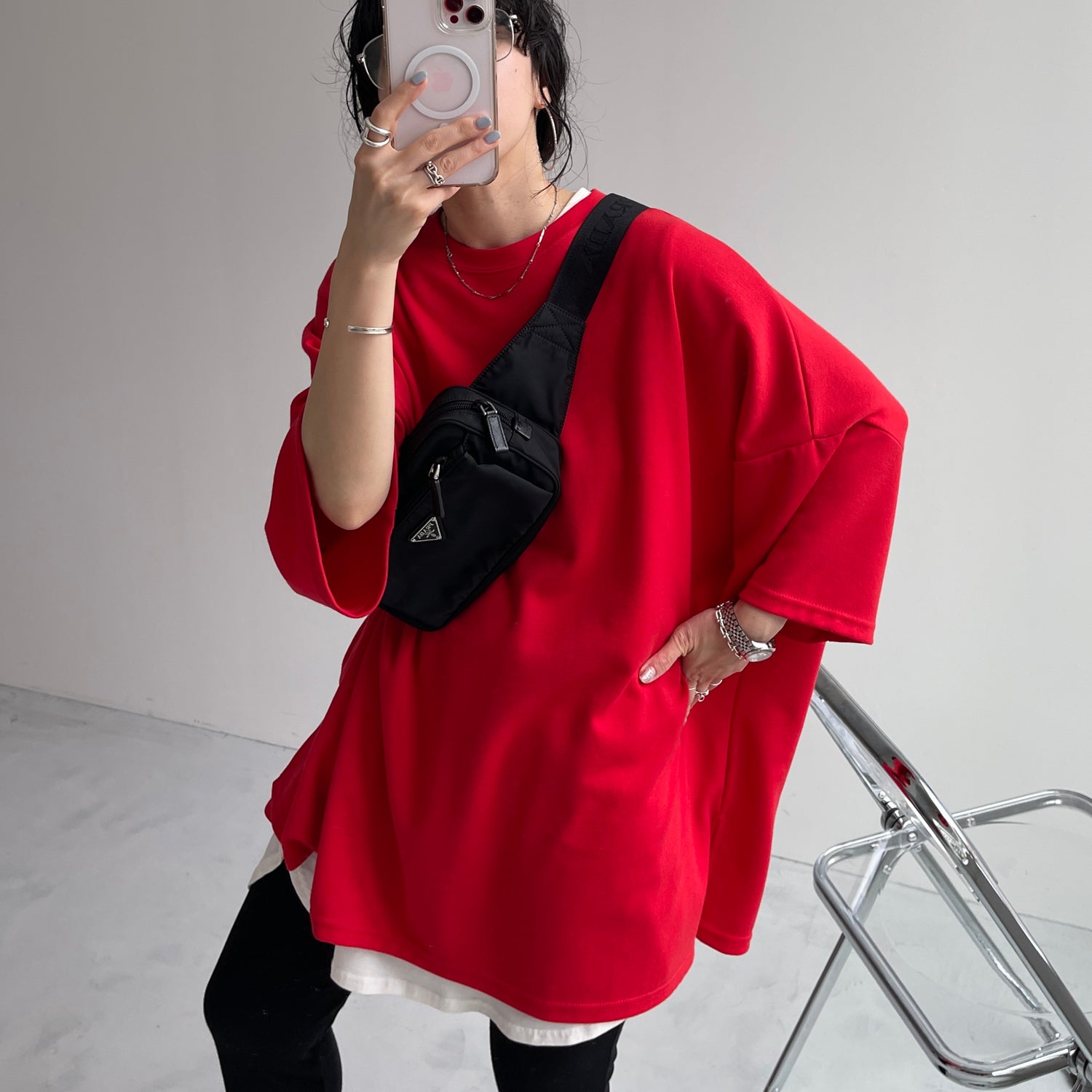 HANSODE sweatee / red