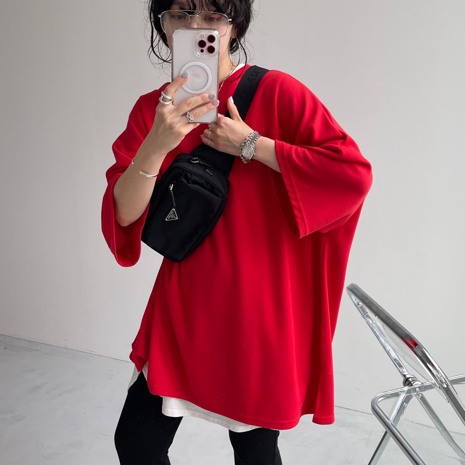 HANSODE sweatee / red