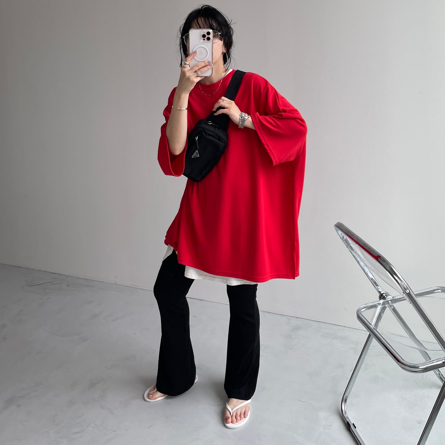 HANSODE sweatee / red
