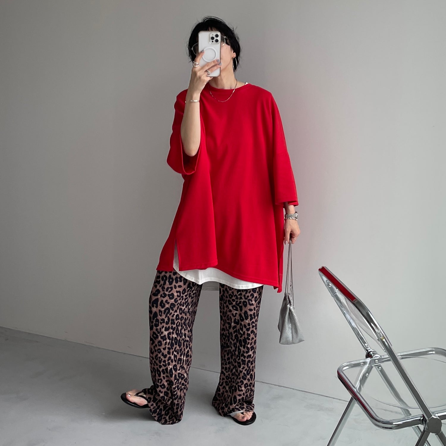 HANSODE sweatee / red