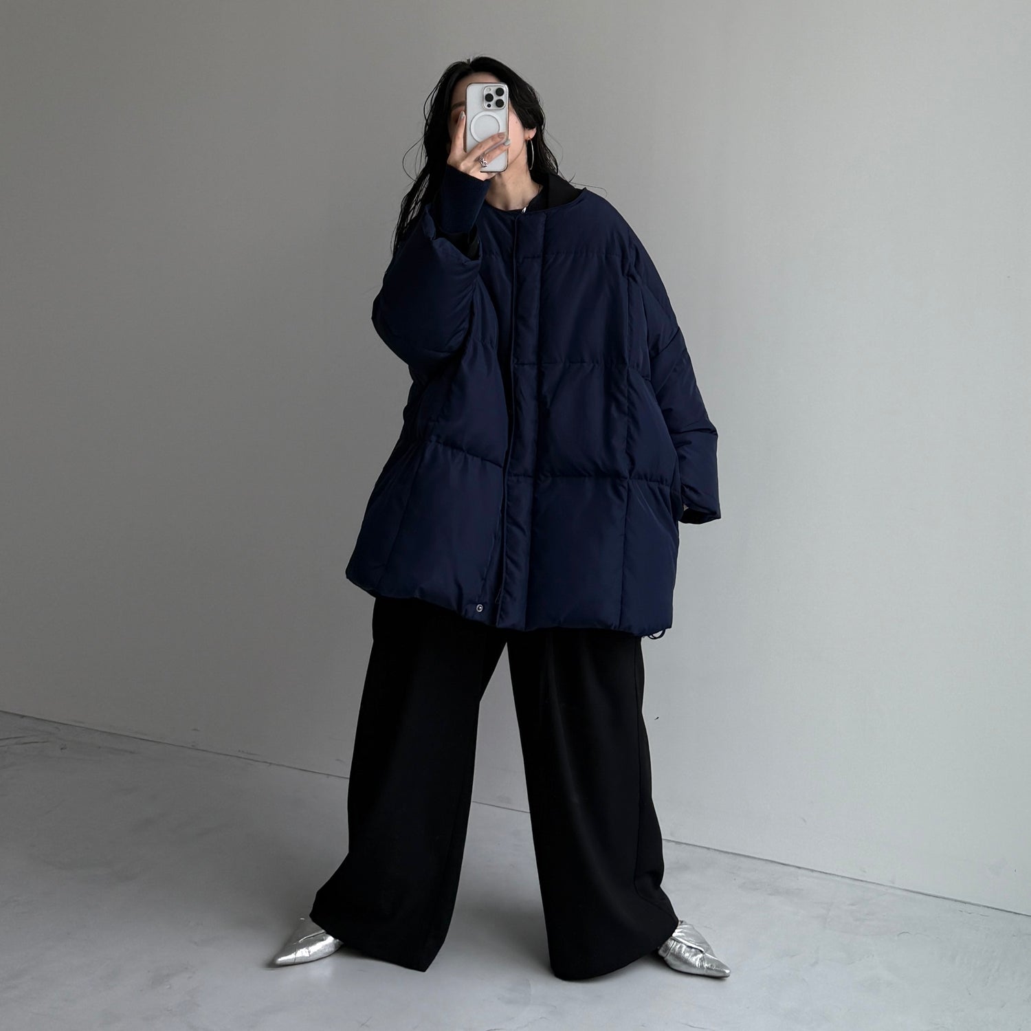perfect silhouette down / navy