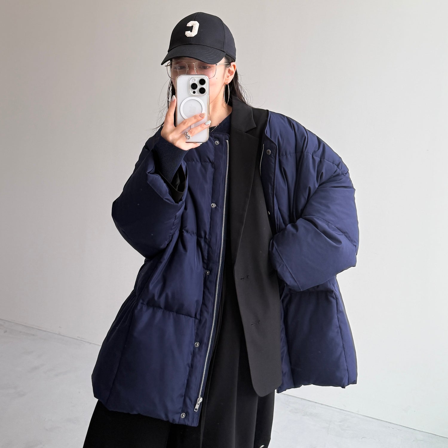 perfect silhouette down / navy