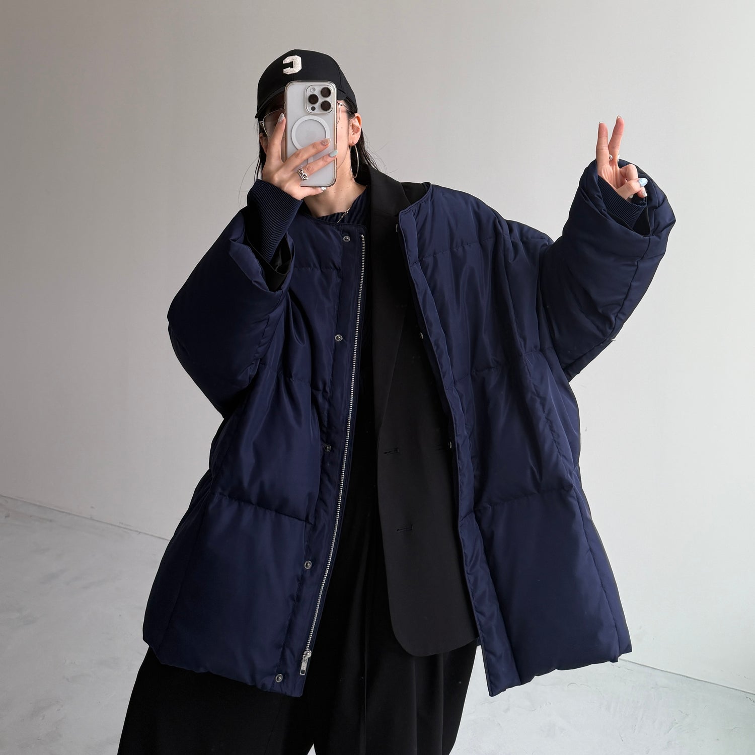 perfect silhouette down / navy