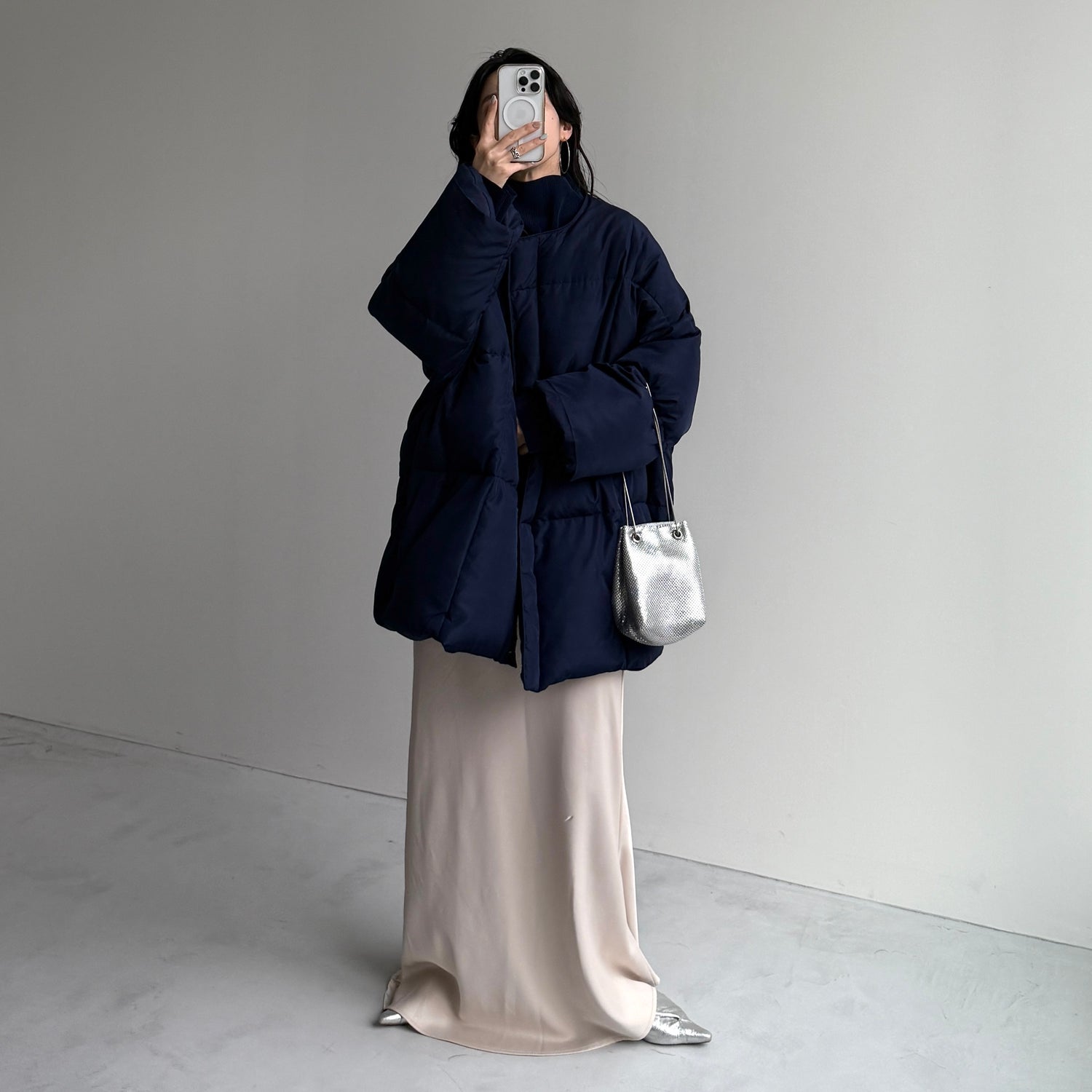 perfect silhouette down / navy