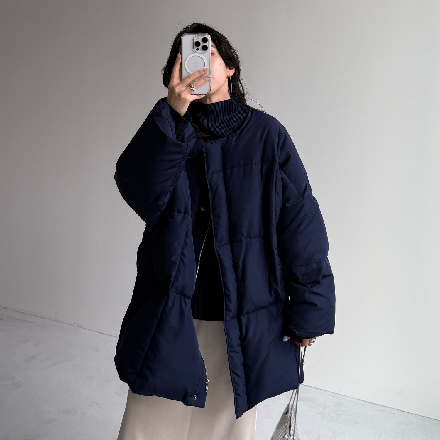perfect silhouette down / navy
