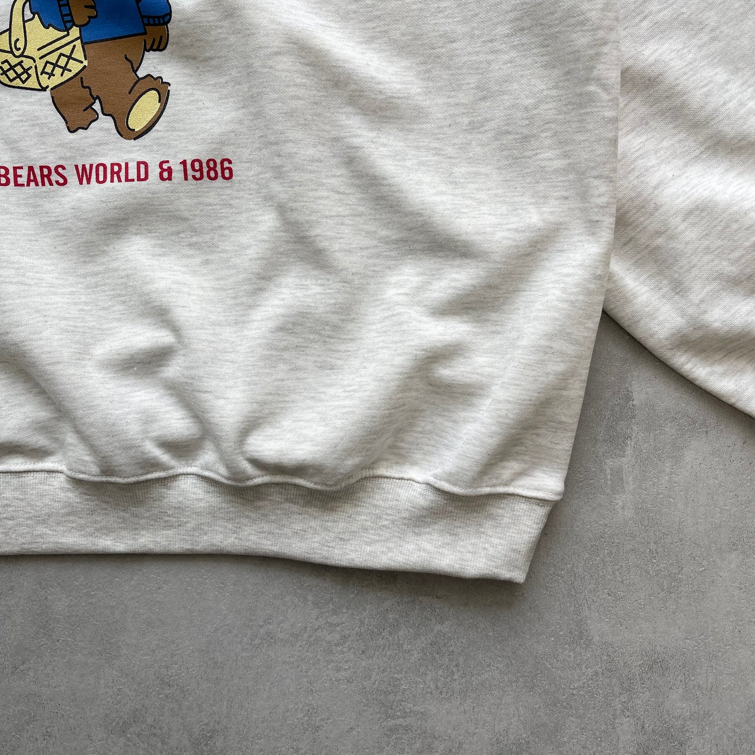 shopping bear sweat / oatmeal
