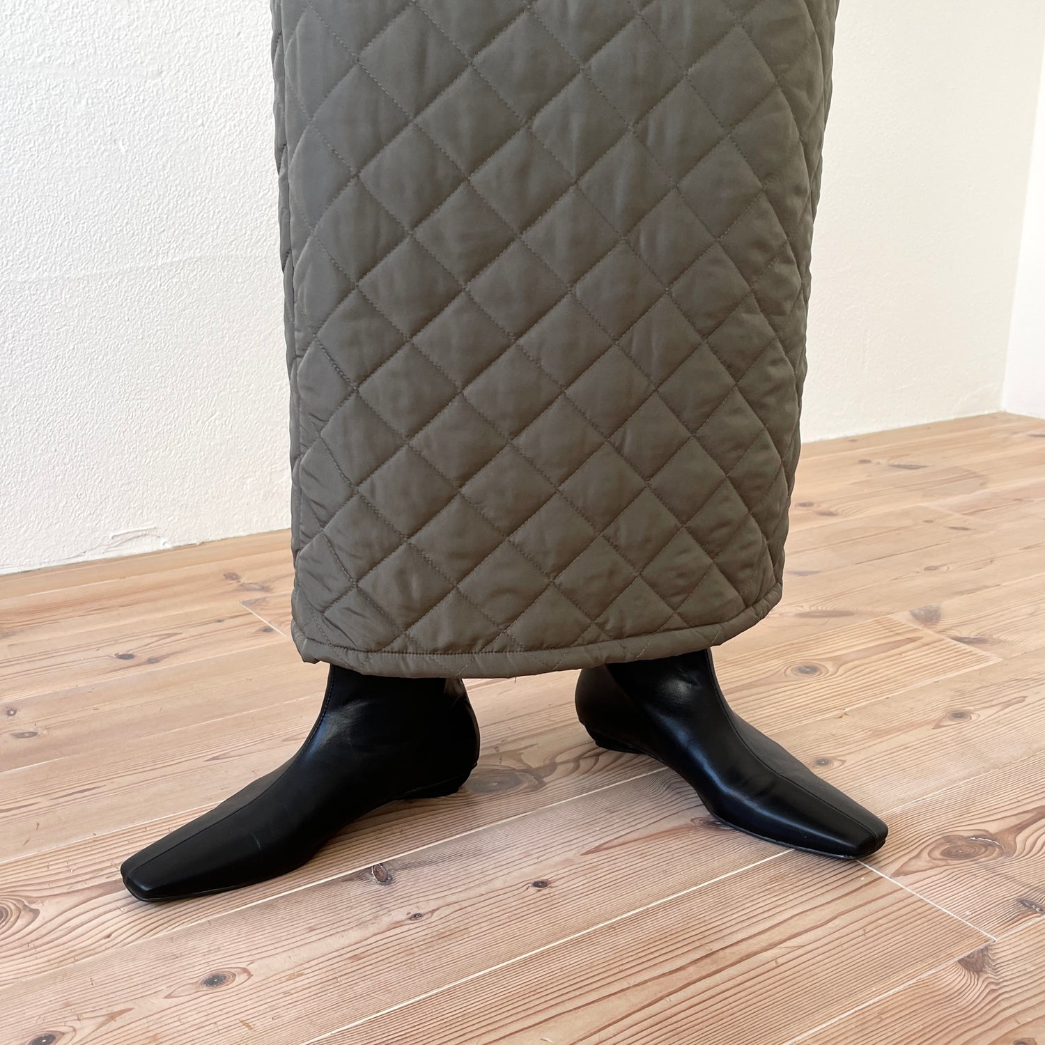 quilting skirt / green