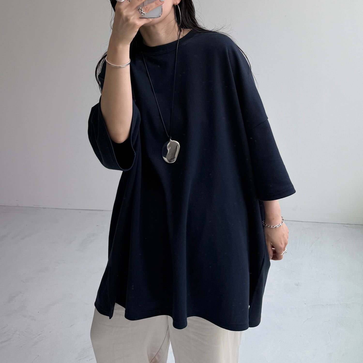 HANSODE sweatee / navy