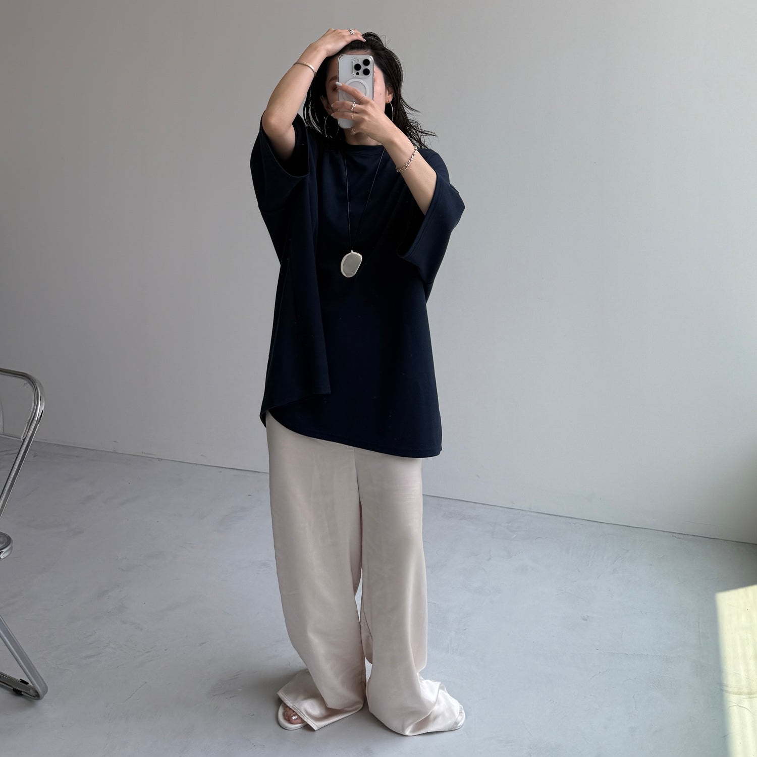HANSODE sweatee / navy