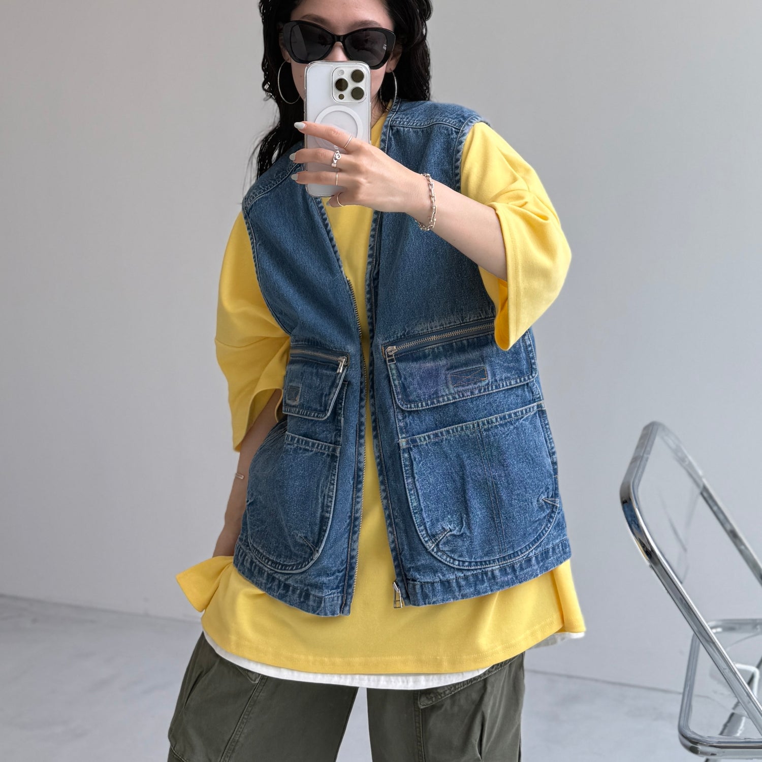 HANSODE sweatee / light yellow