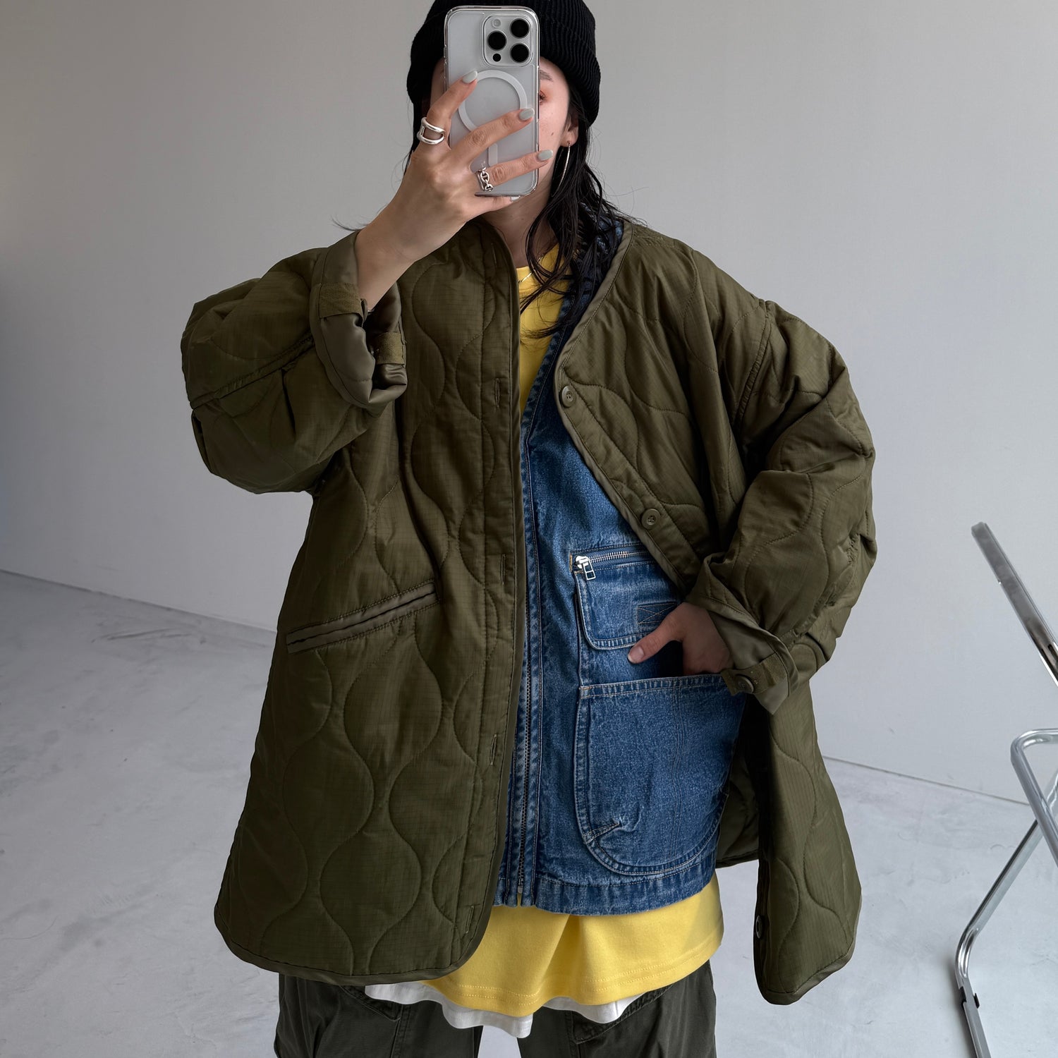 8 pockets BUDDY DENIM VEST / blue