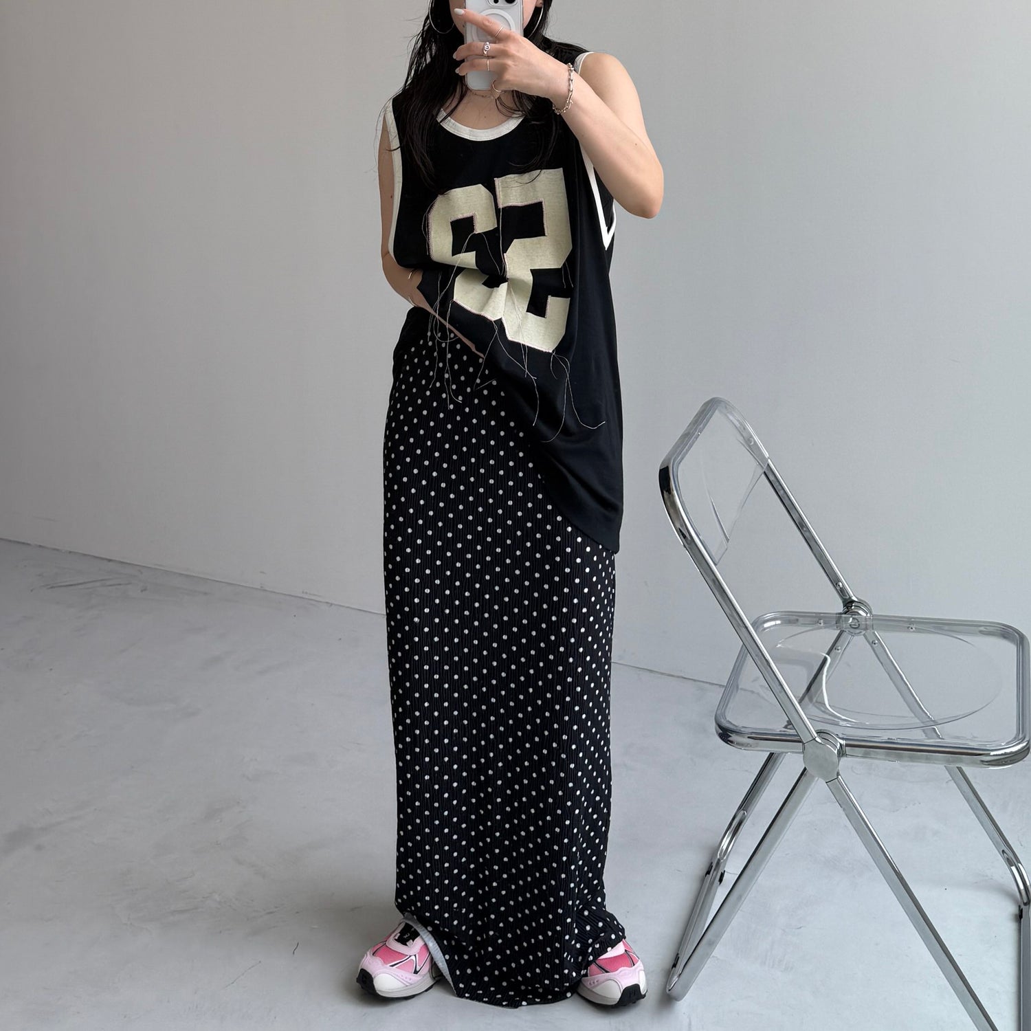 【SAMPLE】NUMBER 53 tanktop / black