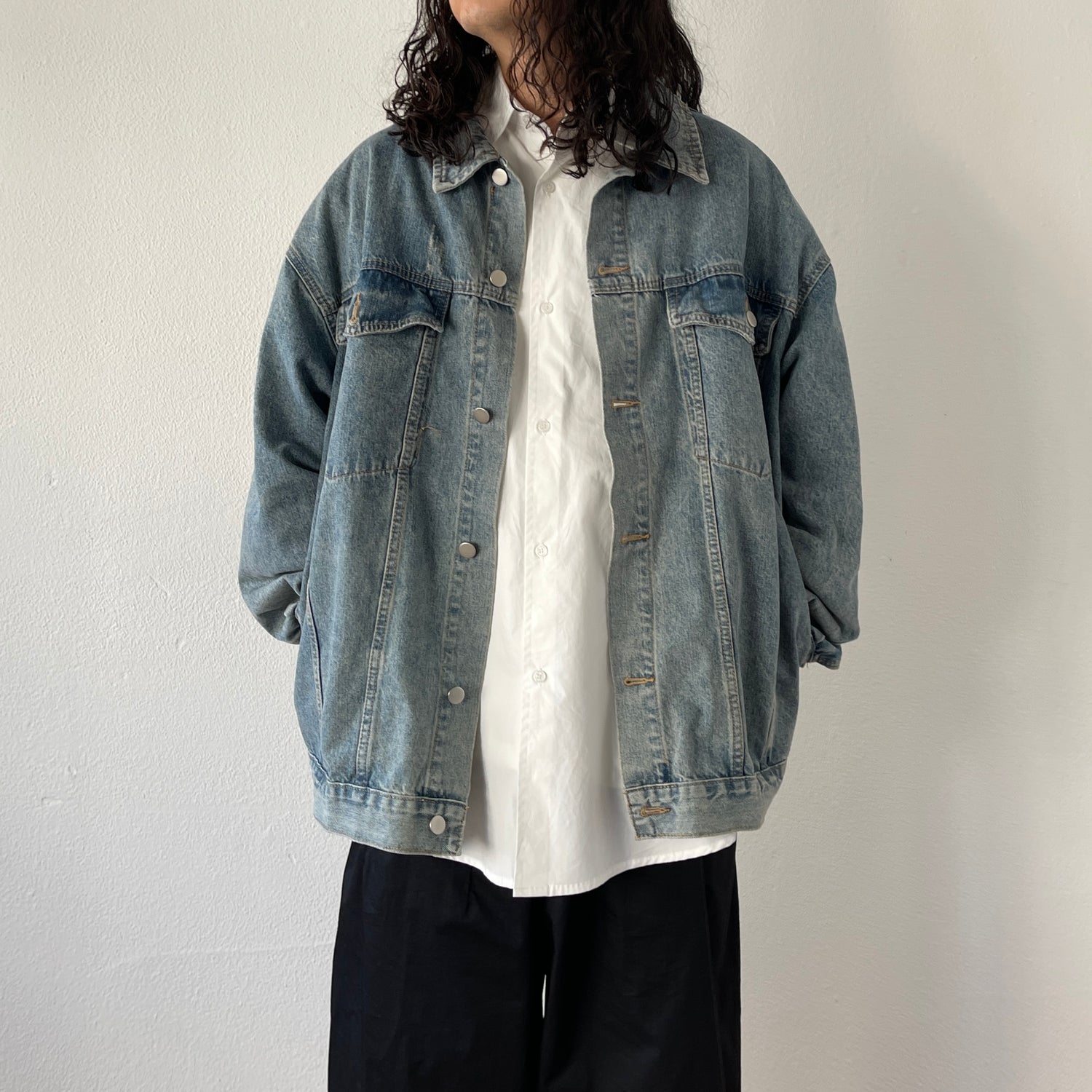 perfect silhouette buddy denim jacket / blue